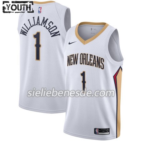 Kinder NBA New Orleans Pelicans Trikot Zion Williamson 1 Nike 2019-2020 Association Edition Swingman